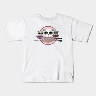 Kittens In A Bowl Kids T-Shirt